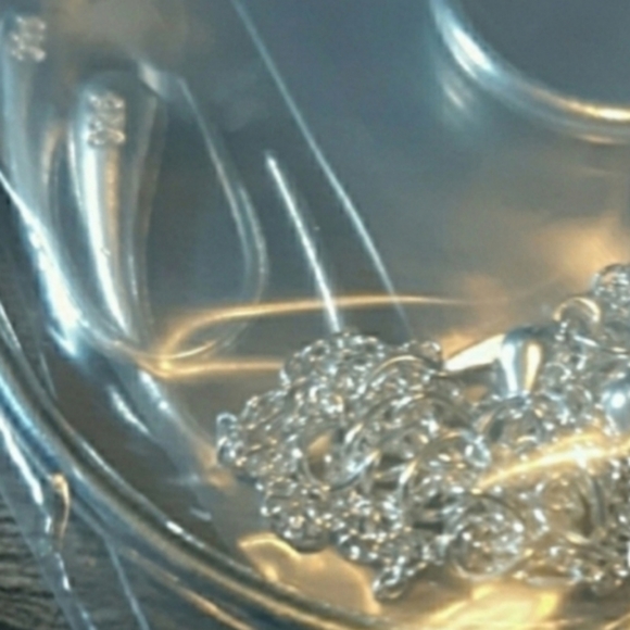 925 Sterling Silver Waterdrop Jewelry Set Made In Italy - Picture 7 of 7